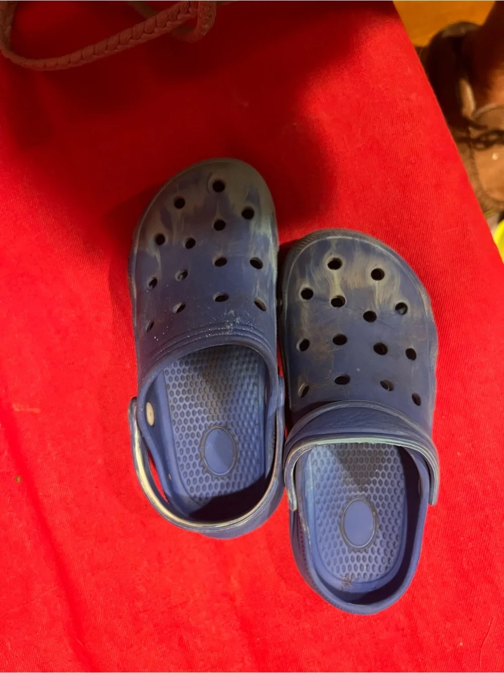 Kids Lightweight Blue Slip-On Sandal Clogs